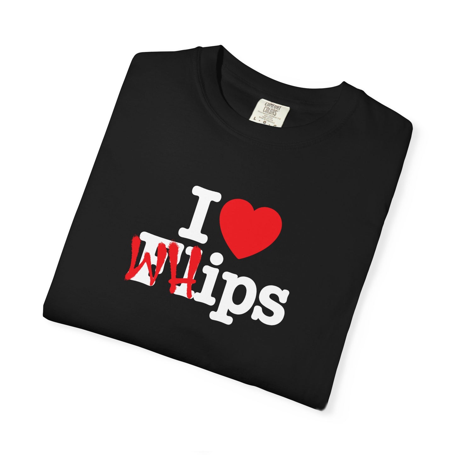 "I Heart Whips" Tee - Black