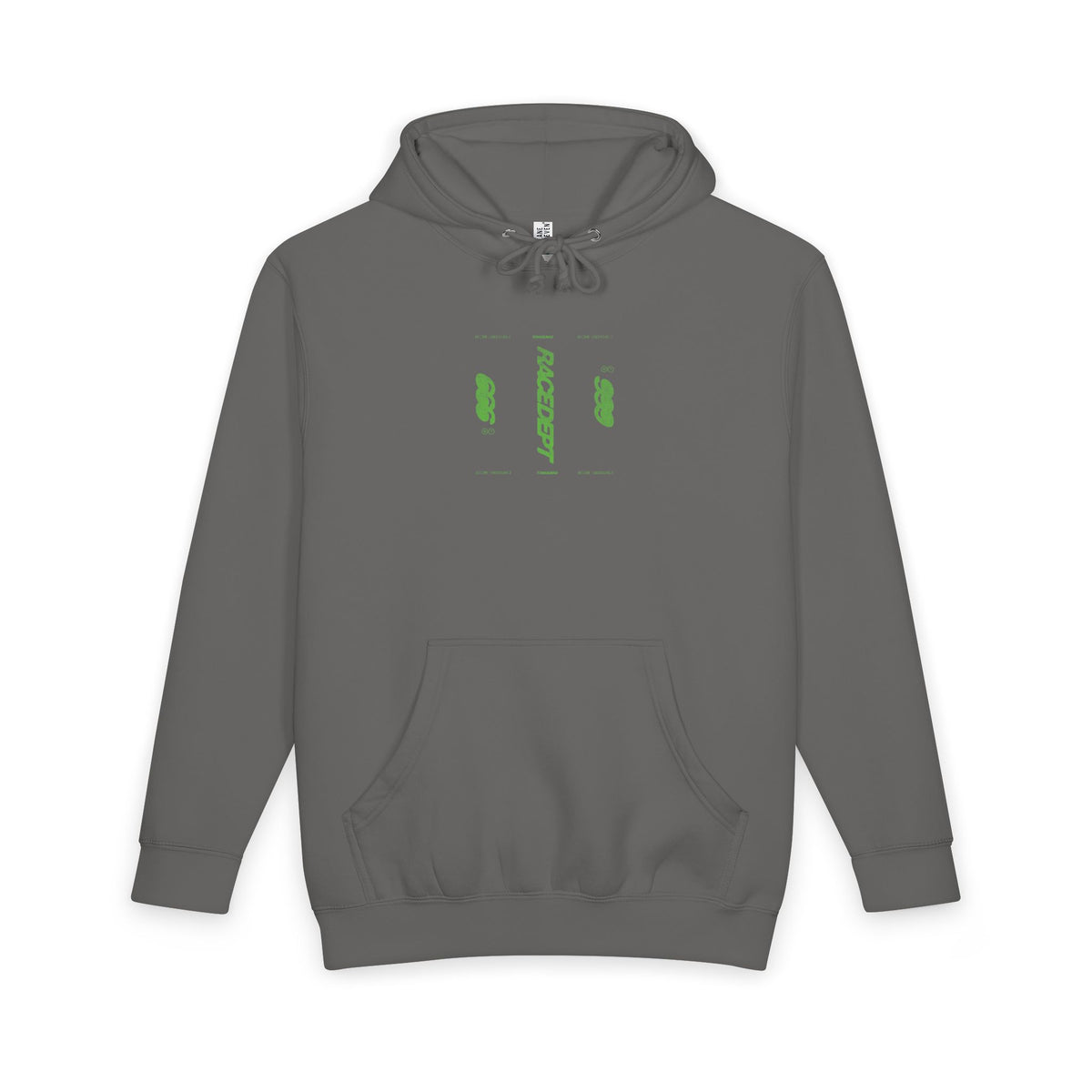 "RACEDEPT" Heavyweight Pullover Hoodie - Storm