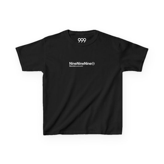 NineNineNine Kids T-Shirt - Black