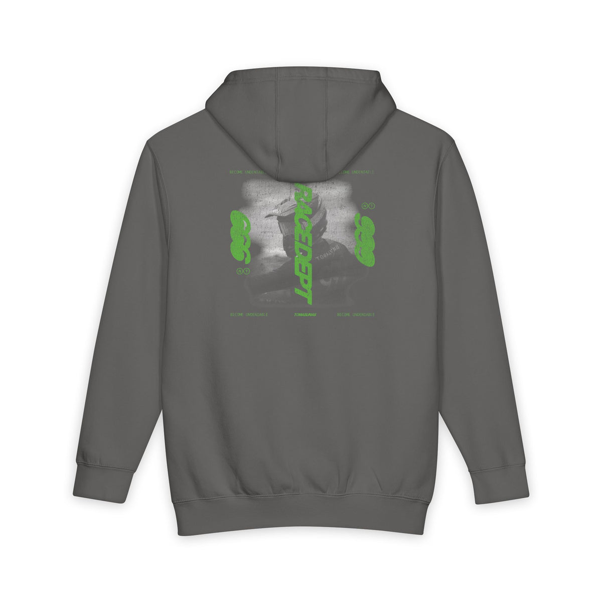 "RACEDEPT" Heavyweight Pullover Hoodie - Storm