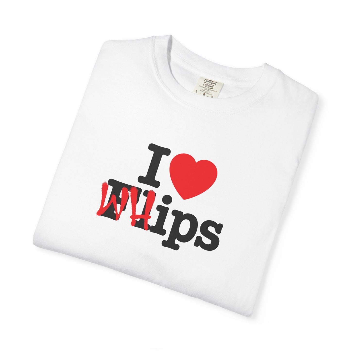 "I Heart Whips" Tee - White