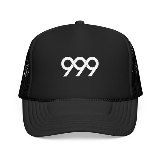 "Infinity" Logo Trucker Cap - Black