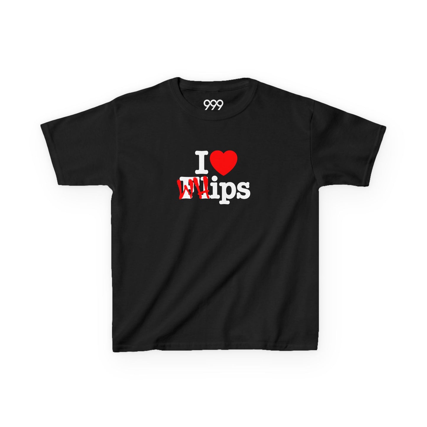 "I Heart Whips" Kids T-Shirt - Black