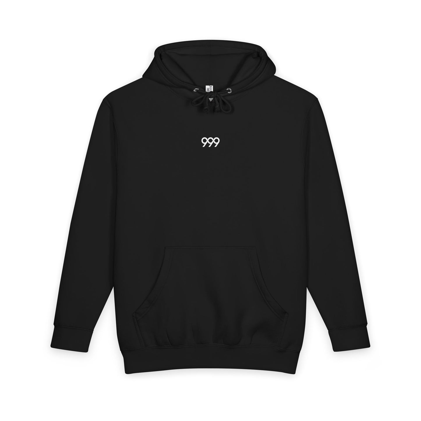 999 Heavyweight Pullover Hoodie - Black
