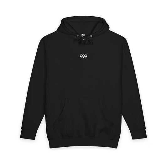 999 Heavyweight Pullover Hoodie - Black