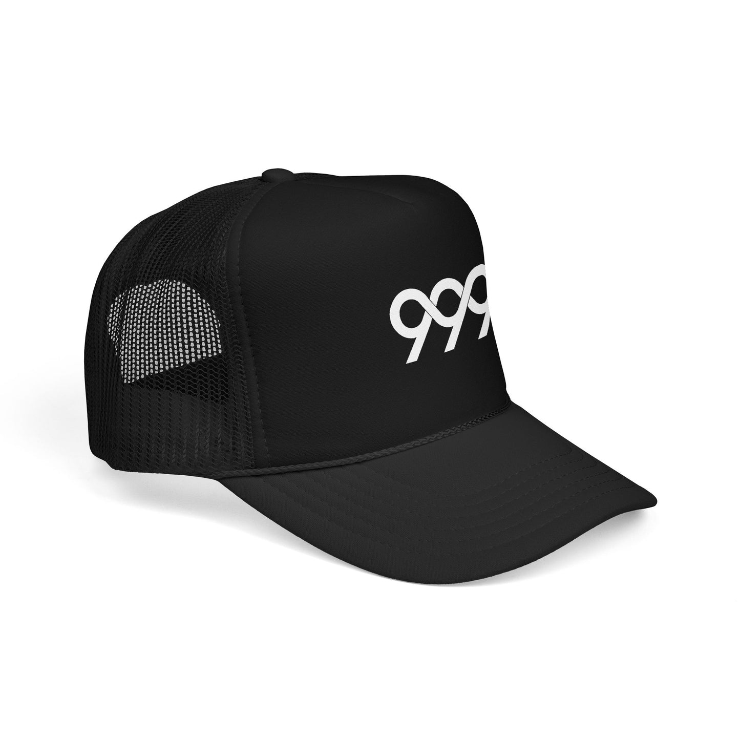 "Infinity" Logo Trucker Cap - Black