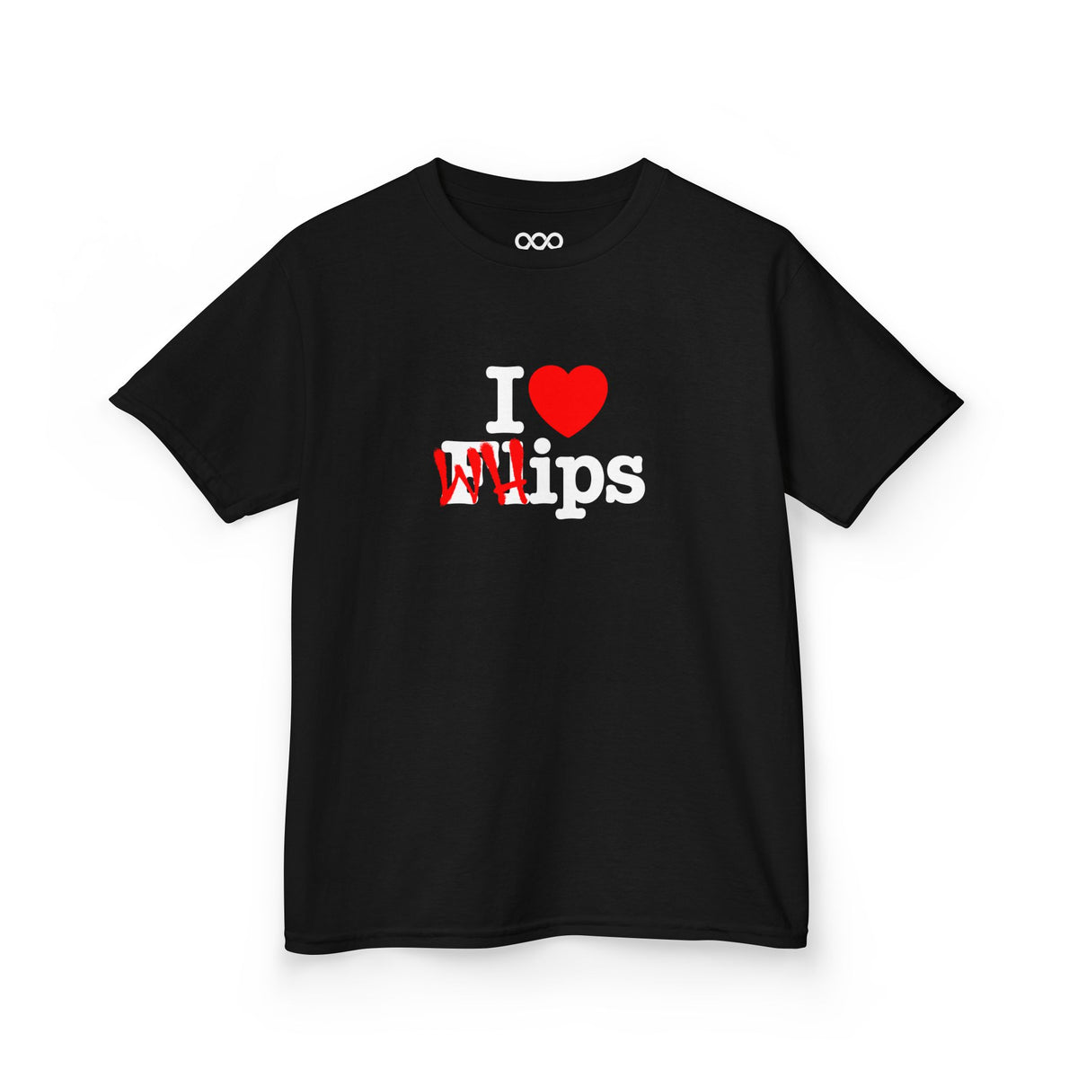 "I Heart Whips" Kids T-Shirt - Black