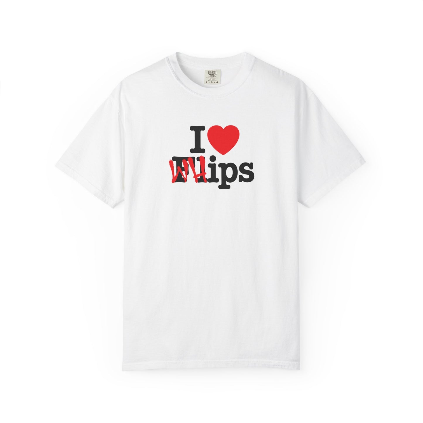 "I Heart Whips" Tee - White