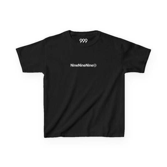 "999" Kids T-Shirt - Black